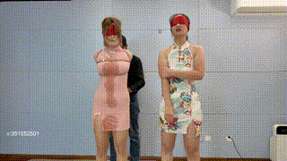 【一绳所爱】雯雯紫涵极限直臂逃脱挑战