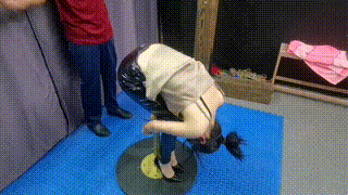 【飞天原创】柔仙儿12公分高跟抱腿拘束架禁锢