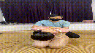 【麦子】定拍紧缚直臂qg垂吊高强电击